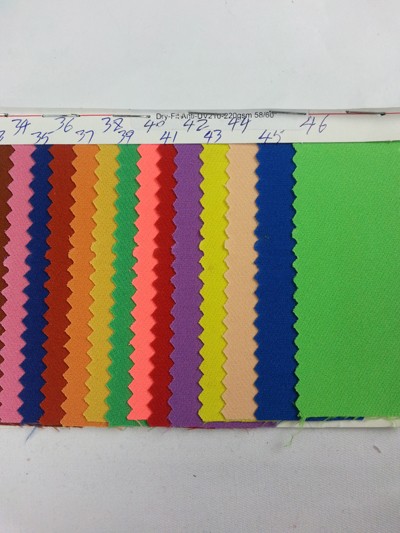 HK-XGFG 滌綸彈力梳織平紋加厚運動布 SA028 後面照